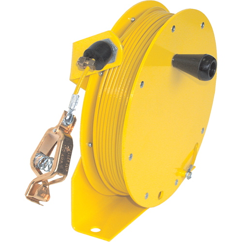 Static Grounding Hand Wind Reels, 100' Length Equipex