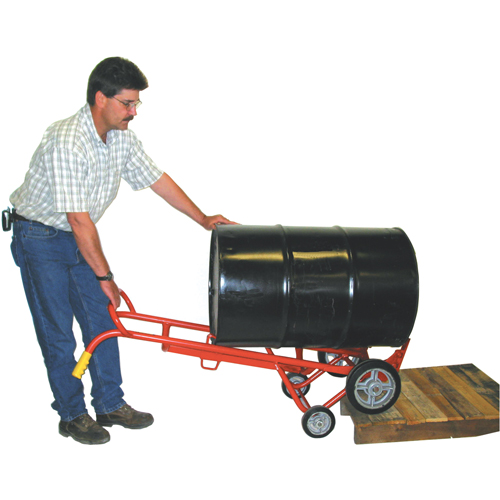 15BT Deluxe Drum Hand Truck, Steel Construction, 30 - 55 US Gal. (25 - 45 Imperial Gal.) Equipex