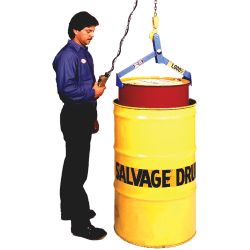 Drum & Overpack Lifter, 55 -85 US gal. (45 -70 Imperial Gal.), 1000 lbs./454 kg Cap. Equipex
