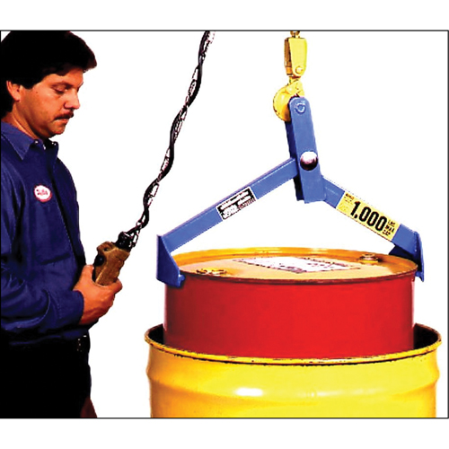 Drum & Overpack Lifter, 55 -85 US gal. (45 -70 Imperial Gal.), 1000 lbs./454 kg Cap. Equipex