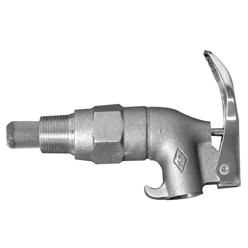 Soupape de baril en zinc avec pare-flamme, Alliage de zinc, entr&eacute;e NPT 3/4" Equipex