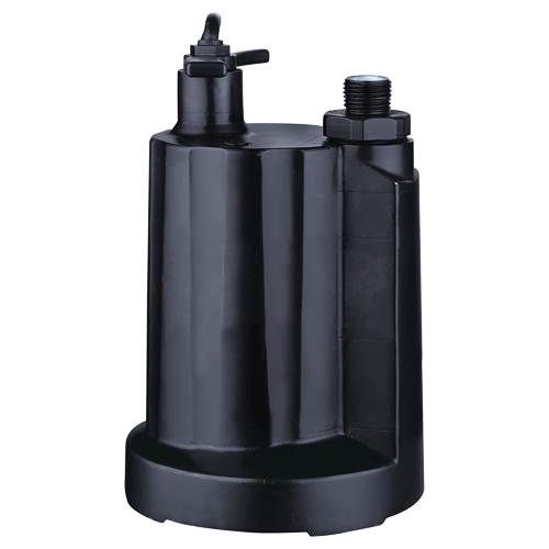 Pompe utilitaire submersible, 1/3 CV, 2160 gal./h, 115 V, 4 A Equipex