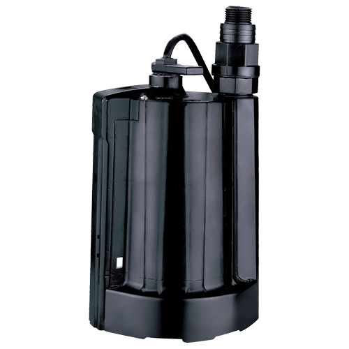 Pompe utilitaire submersible automatique, 1/3 CV, 2160 gal./h, 115 V, 4 A Equipex