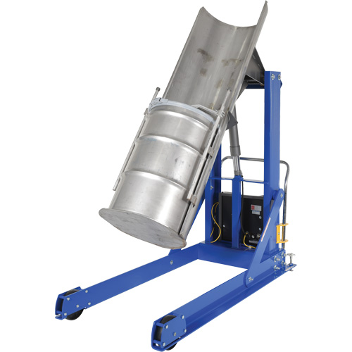 Tombereau hydraulique portatif pour baril, Pour 30 - 55 gal. US (25 - 45,8 gal. imp.) Equipex
