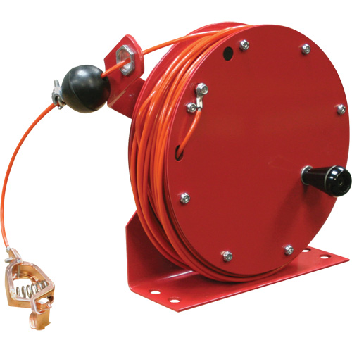 G 3000 Static Discharge Grounding Reel, 100' Length, Heavy-Duty Equipex
