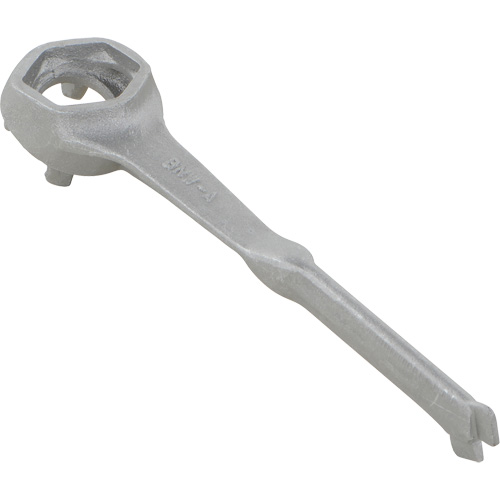 Cl&eacute; pour bouchon-&eacute;crou sp&eacute;cialis&eacute;e &agrave; un seul c&ocirc;t&eacute;, Ouverture de 1-1/2", Poign&eacute;e 4-1/4", Aluminium anti&eacute;tincelles Equipex