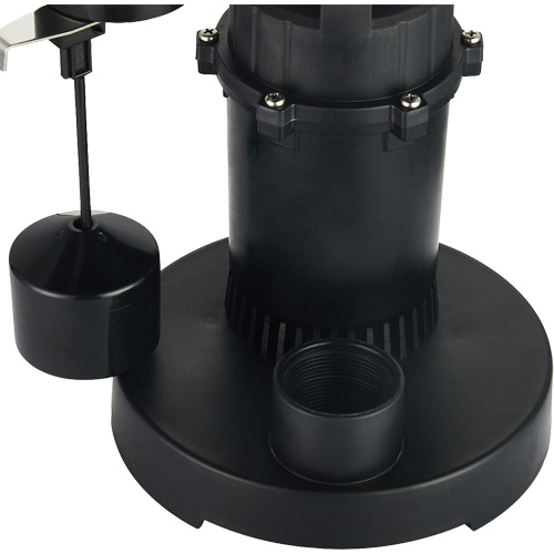 Pompe de puisard submersible thermoplastique, 2560 gal./h, 115 V, 4,6 A, 1/3 CV Equipex