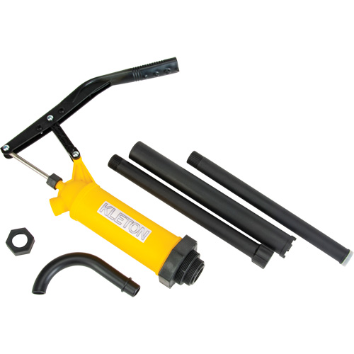 Lever-Type Drum Pump, Polypropylene, 14 oz./Stroke, Fits 5-55 Gal. Equipex