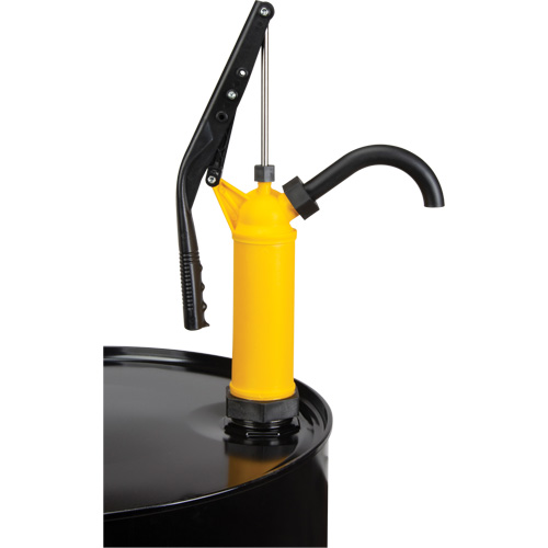 Lever-Type Drum Pump, Polypropylene, 14 oz./Stroke, Fits 5-55 Gal. Equipex