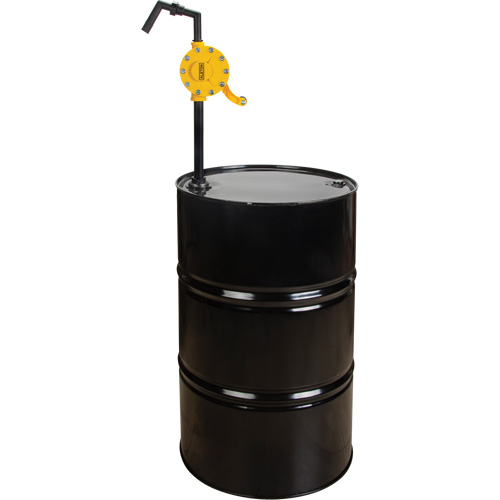 Rotary Type Drum Pump, Polypropylene, Fits 15 - 55 US Gal., 8 oz./Stroke Equipex