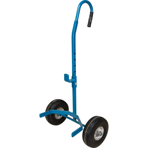 Cylinder Cart, Flat-Free Wheels, 15-1/2" W x 14-1/4" L Base, 600 lbs. Equipex