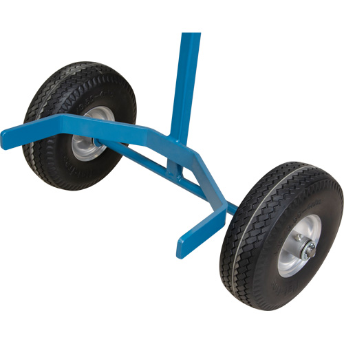 Cylinder Cart, Flat-Free Wheels, 15-1/2" W x 14-1/4" L Base, 600 lbs. Equipex
