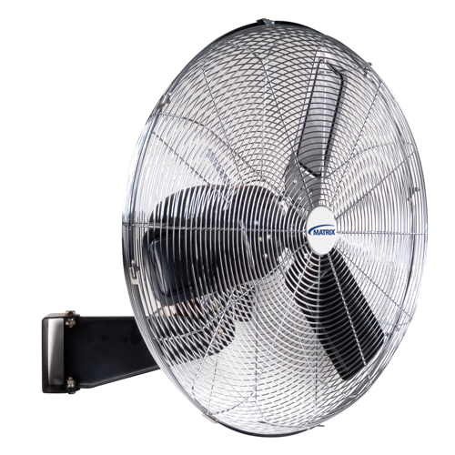 Non-Oscillating Wall Fan, Industrial, 2 Speed, 30" Diameter Equipex