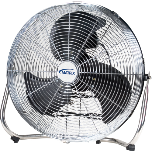 Ventilateur sur pied haute vitesse, Commercial, 3 vitesses, Diam&egrave;tre de 18" Equipex
