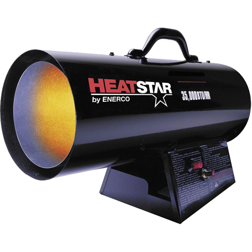 Contractor Series Forced Air Heater, Fan, Propane, 35000 BTU/H Equipex