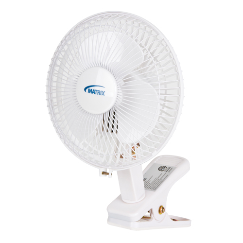 Ventilateur &agrave; pince & de bureau, Diam&egrave;tre 6", 2 vitesses Equipex