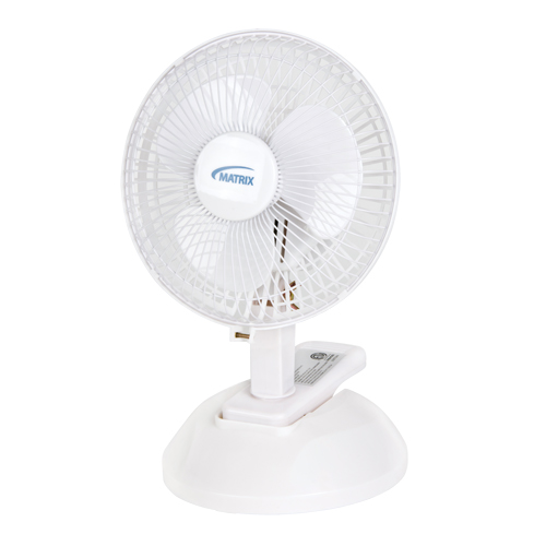 Ventilateur &agrave; pince & de bureau, Diam&egrave;tre 6", 2 vitesses Equipex