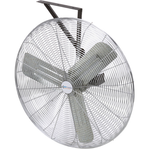 Non-Oscillating Wall Fan, Commercial, 3 Speed, 24" Diameter Equipex