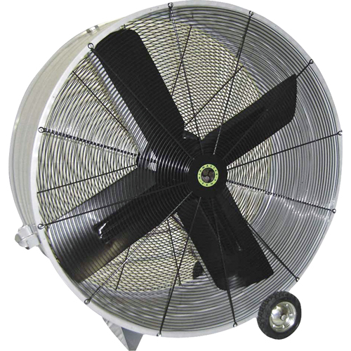 Belt Drive Drum Fans, Industrial, 1 Speed, 48" Diameter Equipex