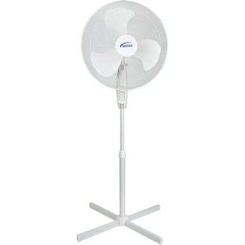 Ventilateur oscillant sur socle, Commercial, 3 Vitesses, Diam&egrave;tre de 18" Equipex