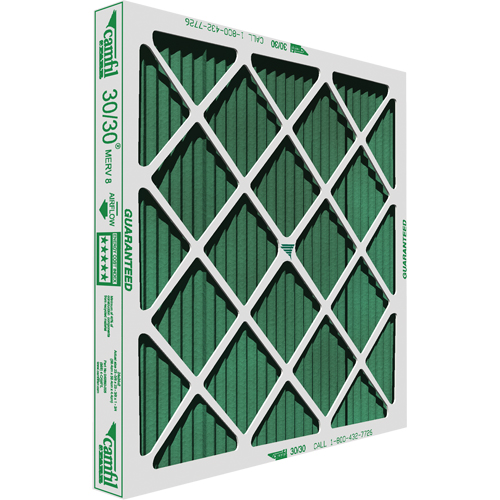 Filtre &agrave; panneau de grande capacit&eacute; 30/30, Boîte, MERV 8, 16" la x 2" p x 16" h Equipex