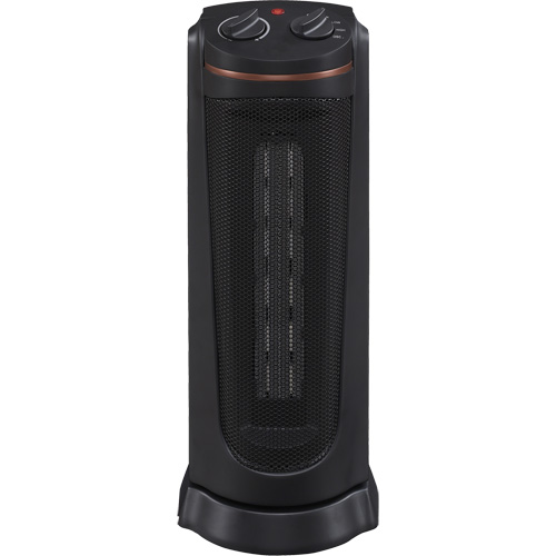 Radiateur vertical oscillant, C&eacute;ramique, &eacute;lectrique, 5200 BTU/H Equipex