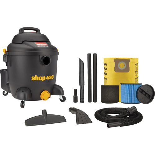Shop Vacuum, Wet-Dry, 4.5 HP, 10 US Gal. (37.9 Litres) Equipex
