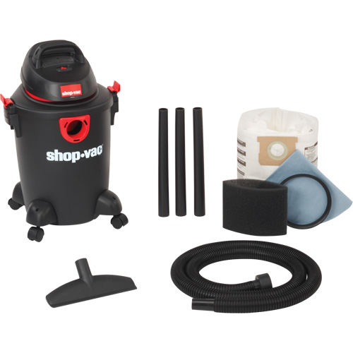 DIY & Workshop Series Shop Vacuum, Wet-Dry, 3.5 HP, 6 US Gal. (22.7 Litres) Equipex