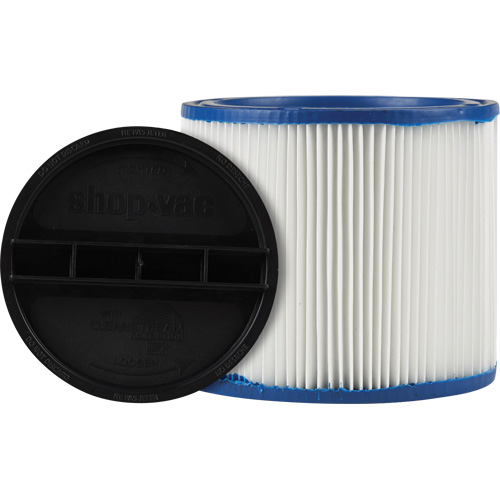 Filtre pour aspirateur pour d&eacute;bris secs/humides CleanStream Gore, Cartouche/Hepa, Pour 5 gal. US Equipex