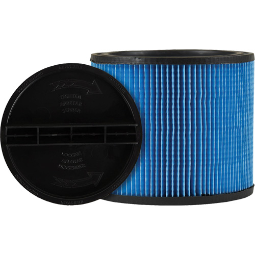 Filtre pour aspirateur Ultra-Web, Cartouche, Pour 5 gal. US Equipex