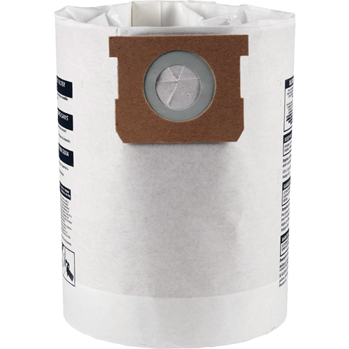 Sacs filtrants pour d&eacute;bris secs jetables de type F, 10 - 14 gal. US Equipex