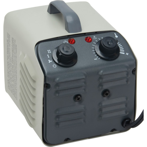 Radiateur portatif m&eacute;tallique datelier avec thermostat, Soufflant, &eacute;lectrique Equipex