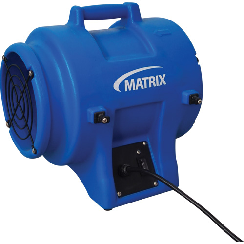 Souffleur &agrave; air 8" avec conduit de 15' et contenant, 1/4 CV, 816 pi³/min Equipex