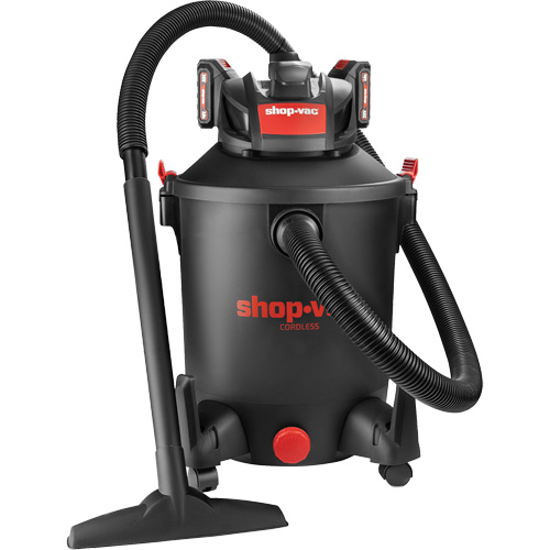 Aspirateur humide/sec sans fil rechargeable, 20 V, Capacit&eacute; 10 gal. Equipex