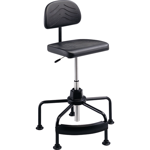 Industrial Seating, Stationary, Adjustable Height, 250 lbs. Capacity Equipex