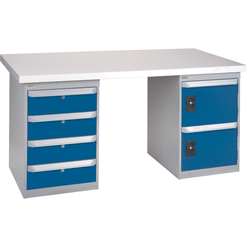 Dessus d'&eacute;tabli recouvert de plastique Equipex