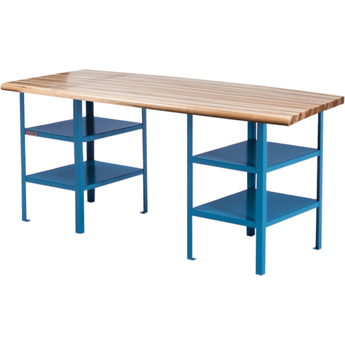 &eacute;tabli sur pi&eacute;destal extra robuste, Cap 2500 lb, 120" la x 30" p, 34" h Equipex