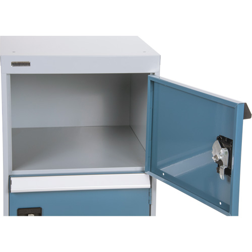 Two-Door Pedestal Workbench, 28" H x 18" W x 21" D Equipex