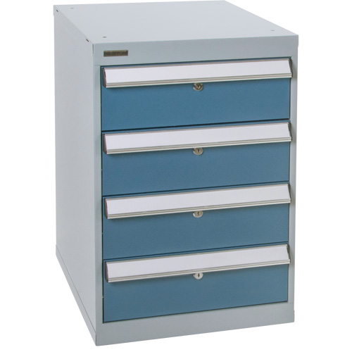 Four-Drawer Pedestal Workbench, 18" W x 21" D x 28" H Equipex