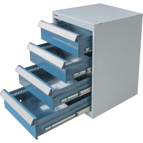 Four-Drawer Pedestal Workbench, 18" W x 21" D x 28" H Equipex
