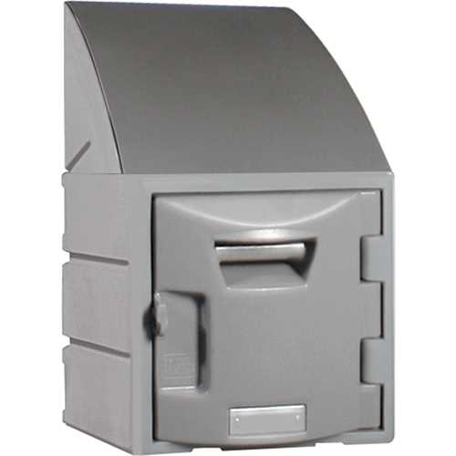 Casier, 12" x 15" x 25", Gris, Assembl&eacute; Equipex
