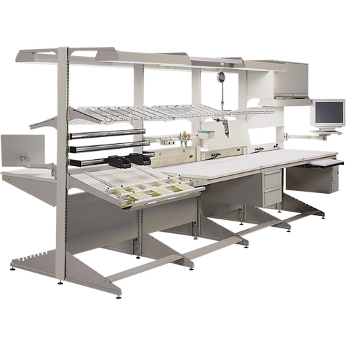 Postes de travail modulaire ergonomiques - Tableaux &agrave; marqueur ou &agrave; punaises Equipex