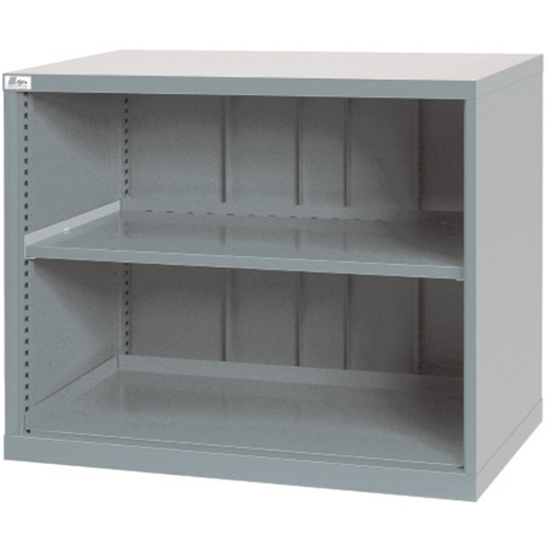 Shelf Cabinets, Steel, 33-1/2" H x 40-1/4" W x 22-1/2" D, Light Grey Equipex