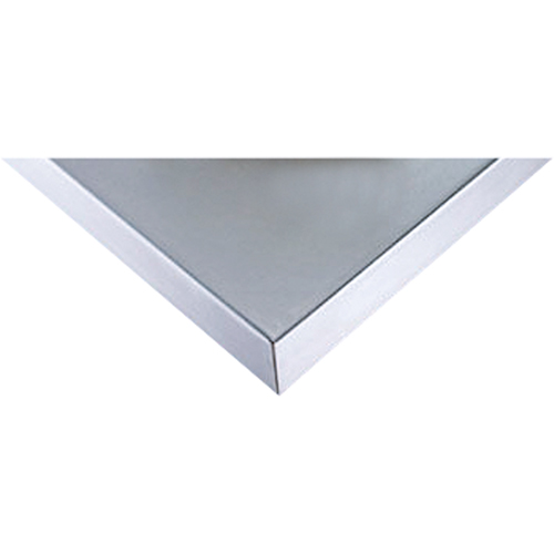 304 Stainless Steel Wood-Filled Workbench Tops, 24" D x 48" W, 1-3/4" Thick Equipex