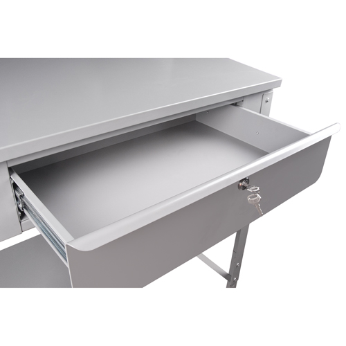 Pupitre d'atelier ouvert, 34-1/2" la x 30" p x 53" h, Gris Equipex