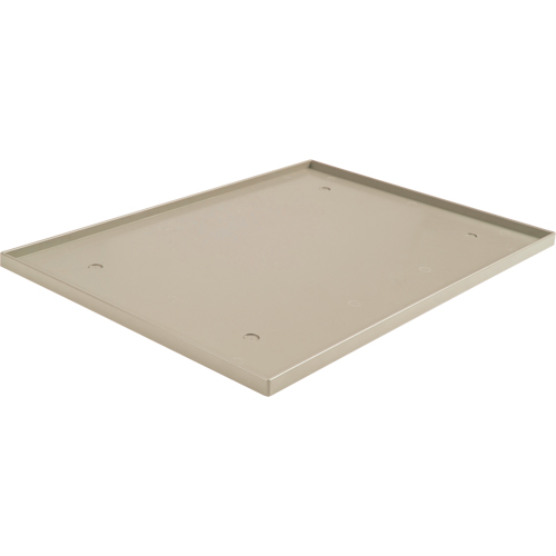 Fond de casier, Convient aux casiers 12" x 15", Beige, Plastique Equipex