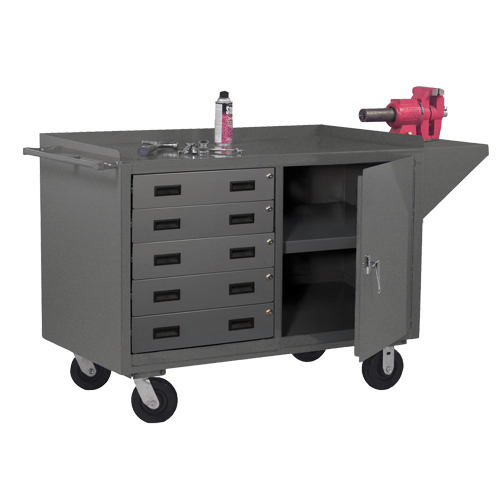 Armoire d'&eacute;tabli mobile, Acier Surface Equipex