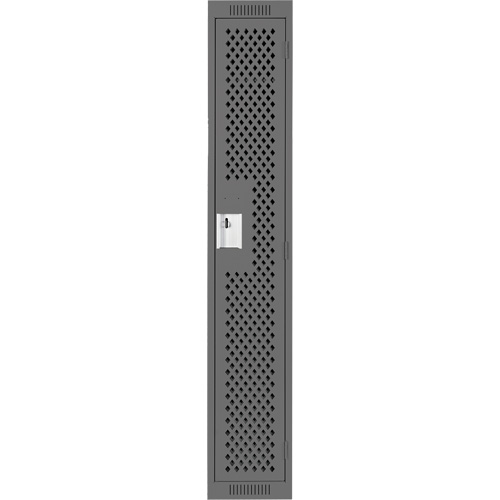 Casiers Clean Line, 12" x 12" x 72", Acier, Charbon, Rivet (assembl&eacute;), Perfor&eacute; Equipex