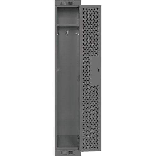 Casiers Clean Line, 12" x 12" x 72", Acier, Charbon, Rivet (assembl&eacute;), Perfor&eacute; Equipex