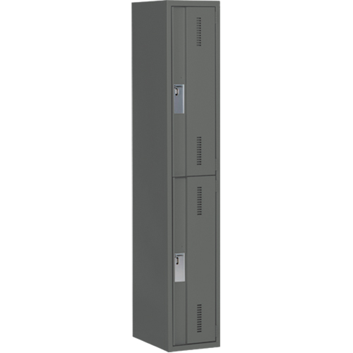 Casiers robustes Concorde, 2 niveaux, 12" x 18" x 72", Acier, Charbon, Soud&eacute; (assembl&eacute;) Equipex